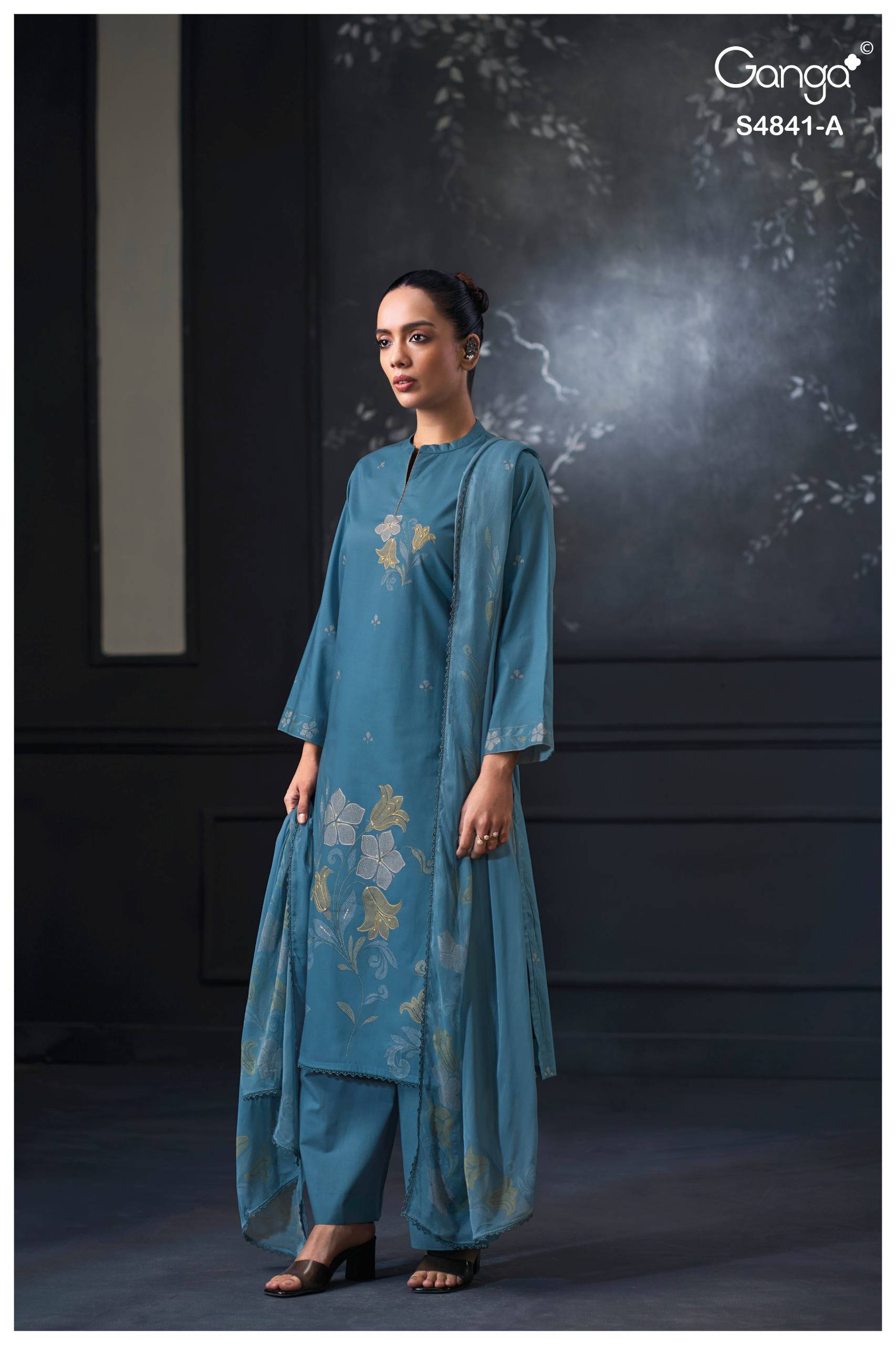 TANIRI 4841 Series By GANGA FASHION Stylish Beautiful Colourful COTTON Dresses At Wholesale Price